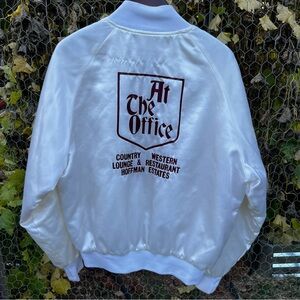 Vintage Satin Bar Jacket At the Office Country Western Lounge Hoffman Estates